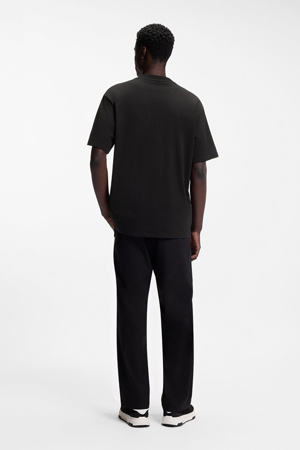 ΜΠΛΟΥΖΑ T-SHIRT HUGO - 001 ΜΑΥΡΟ